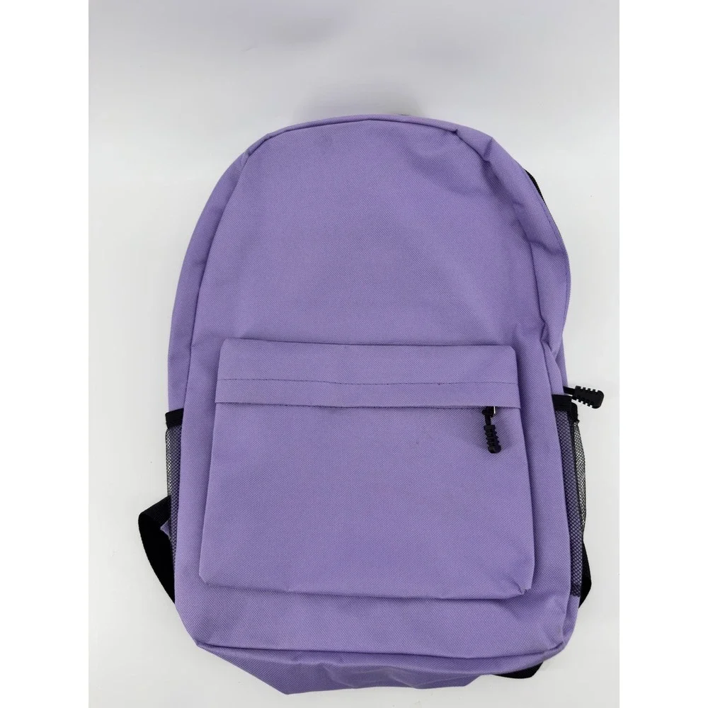 Lavender Canvas Backpack School